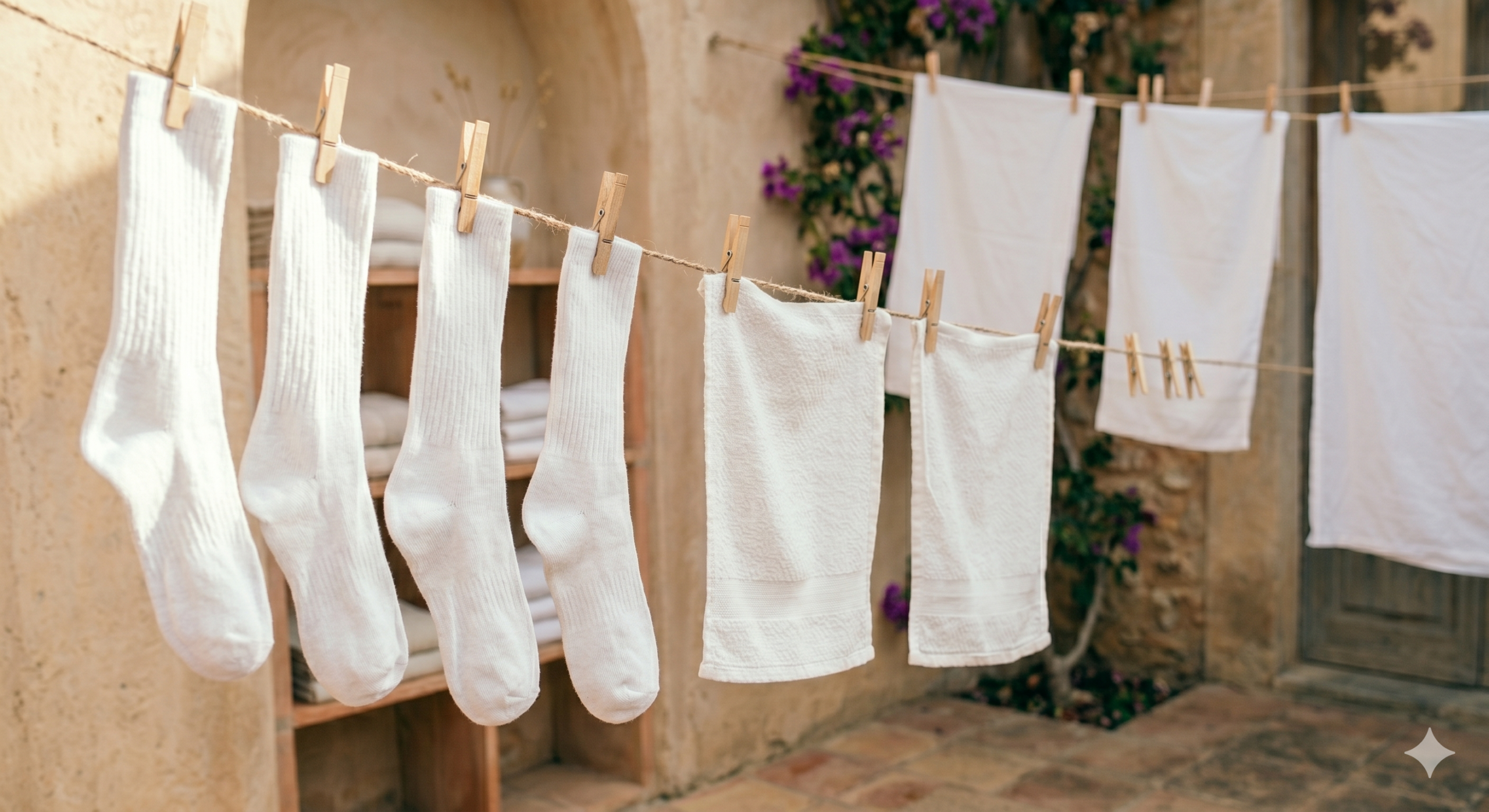 Witte kleding wassen